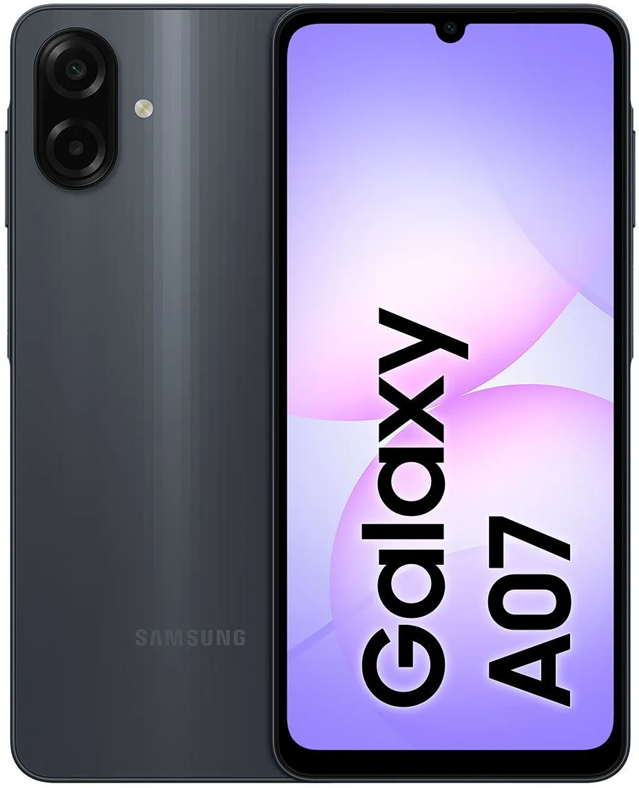 Смартфон Samsung Galaxy A07 4/64 ГБ, Black
